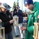 Традиційна зустріч та передача Вифлеємського Вогню Миру між українськими пластунами та польськими харцерами