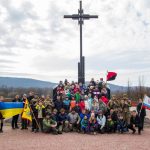 Закарпатські пластуни спільно зі словацькими скаутами, Красне поле, Хуст, 15 березня 2019