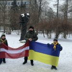 20 лютого 2021 пластуни Латвії вшанували пам’ять Героїв Небесної Сотні