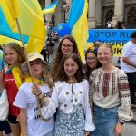 Юначки під час акції #StandWithUkraine