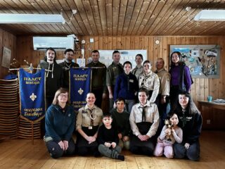 2-3 грудня 2023 у Стокгольмі відбувся вишкіл-мандрівка УСП/УПС «Зимова хоругва»